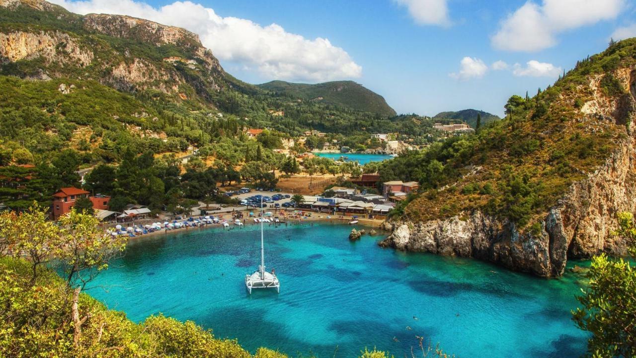 Antonela Sunshine Apartment By Corfu Escapes Perama  Dış mekan fotoğraf